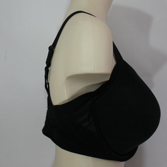Paramour Women's Marvelous Side Smoothing T-Shirt Bra Black size 38DDD - Picture 6 of 8